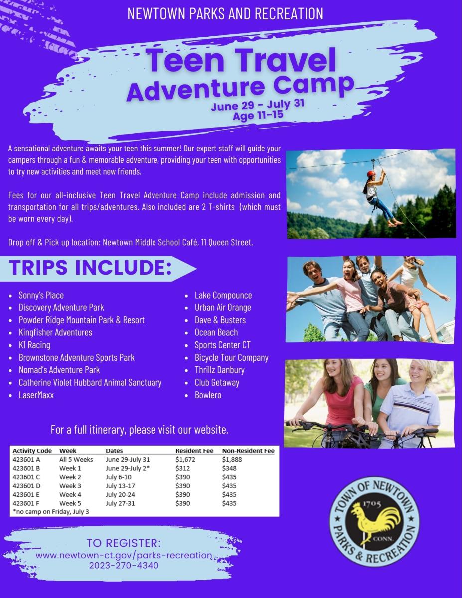 TEEN TRAVEL ADVENTURE CAMP