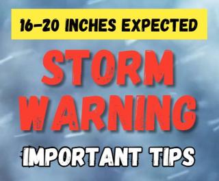 Town of Newtown Storm Warning