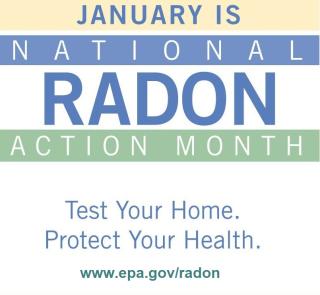 National Radon Action Month is January